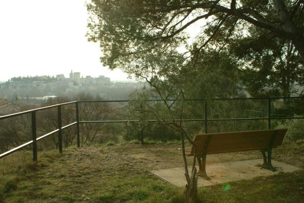 La Cigale - Vieux Village - Charmante Maisonnette Climatisee Avec Jardin Villeneuve-lès-Avignon Exterior foto