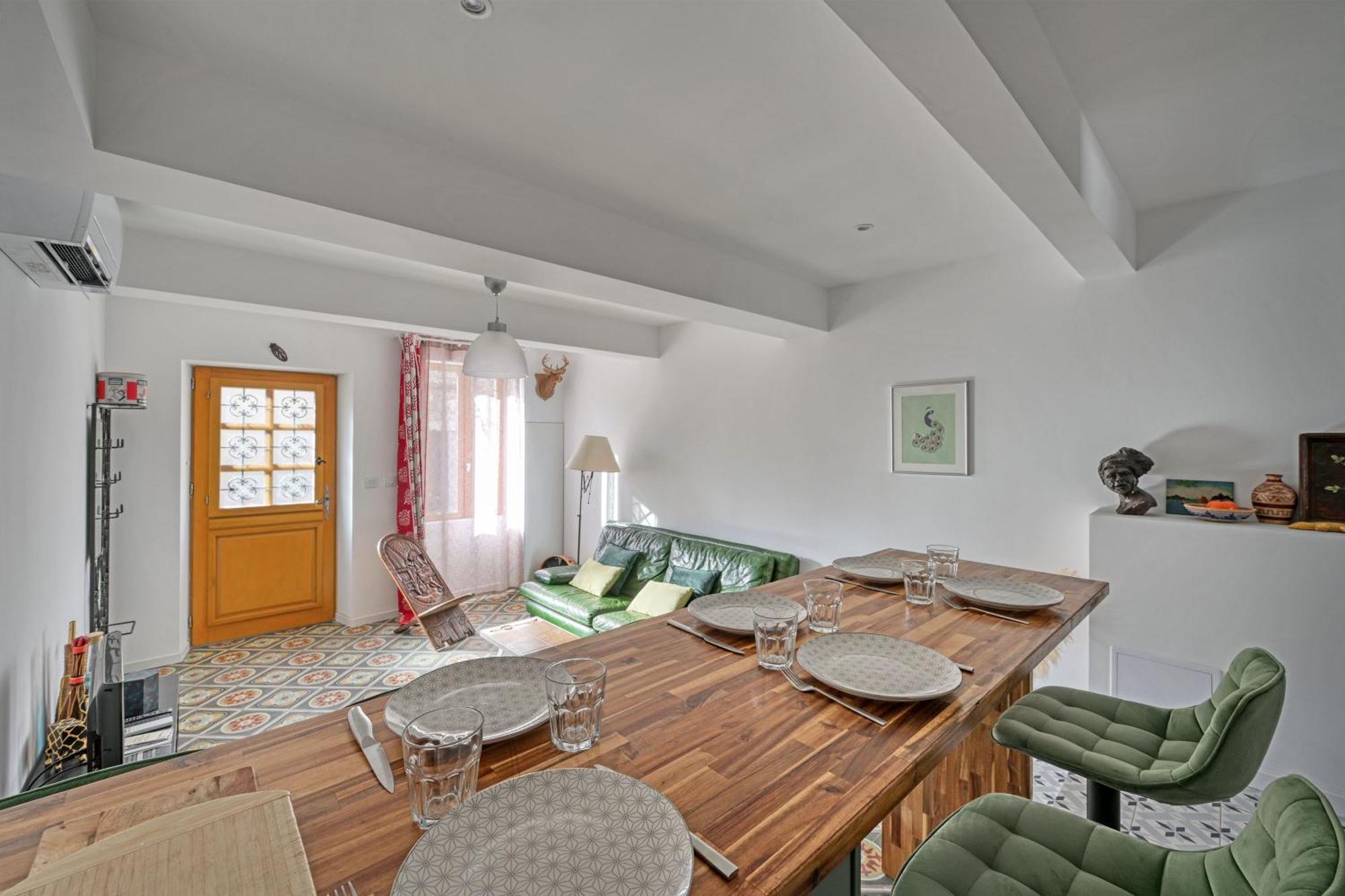 La Cigale - Vieux Village - Charmante Maisonnette Climatisee Avec Jardin Villeneuve-lès-Avignon Exterior foto
